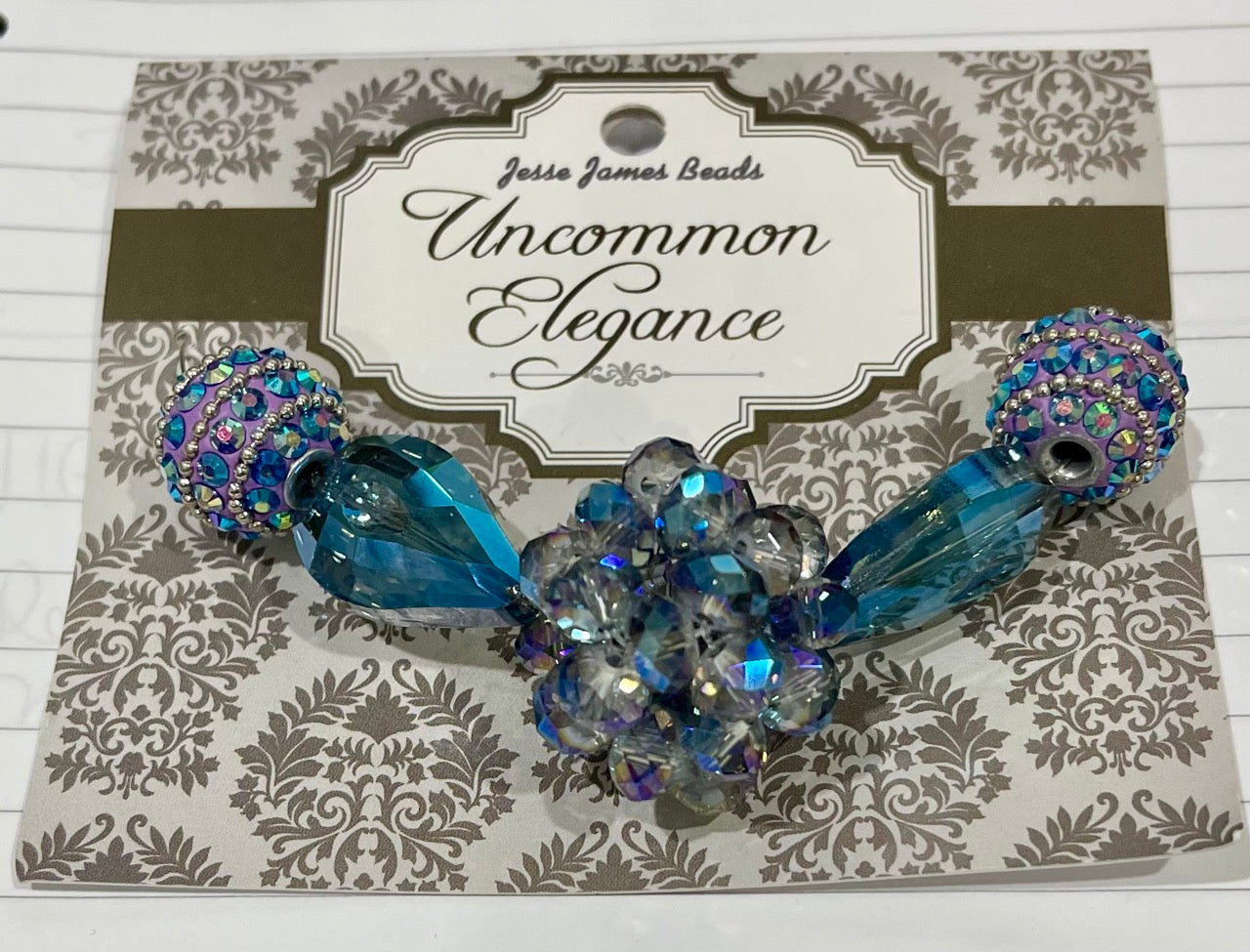 Uncommon Elegance Beads 5/Pkg blues
