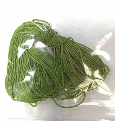 Nylon Beading Thread .5mm, 10 metres, Light Green