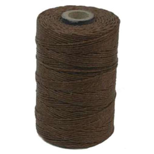 Irish Waxed Linen Walnut Brown 4ply 100 yards