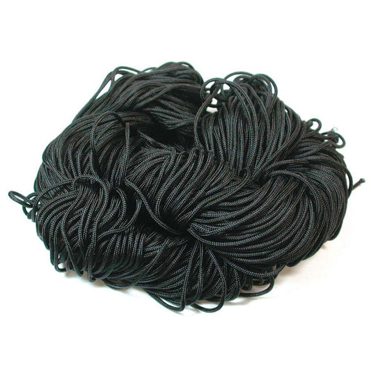 Nylon Chinese Cord, Black, .8mm  82 yards