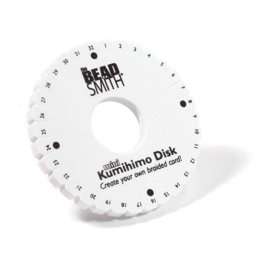Kumihimo Loom Disc, 4.5inch round  - comes with instructions