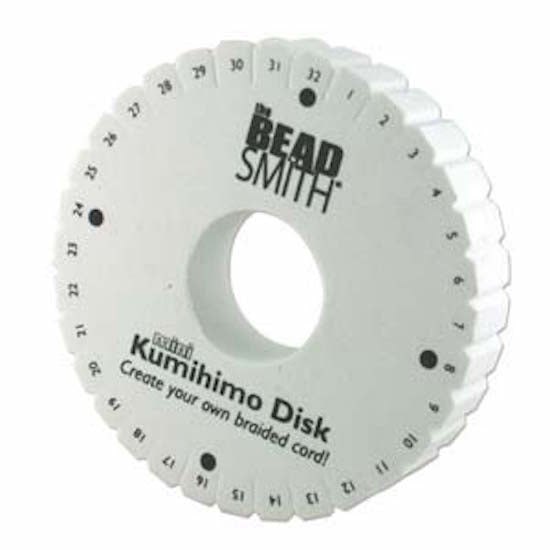 Kumihimo Loom Disc, 4.5inch round - 35mm Hole - NEW - Beadsmith