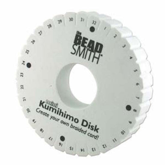 Kumihimo Loom Disc, 4.5inch round - 35mm Hole - NEW - Beadsmith