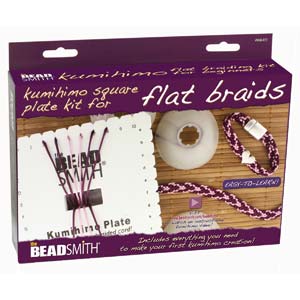 Kumihimo Starter Kit - Square Plate - Beadsmith