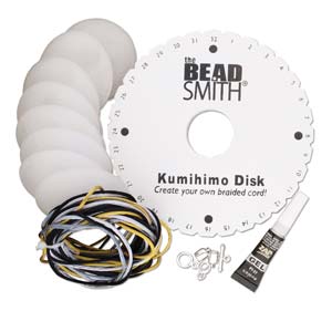 Beadsmith Kumihimo - Small Starter Kit - Round Disc