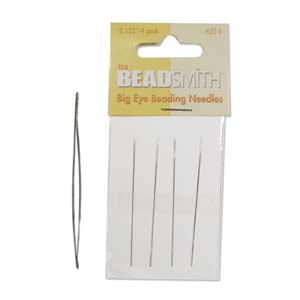Beading Needles Large Eye 2.125 inch pack of 4 -  The Beadsmith