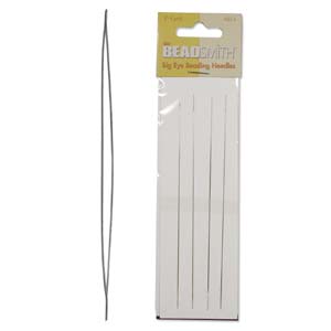 Beading Needles Large Eye 5. inch, pack of 4 -  The Beadsmith