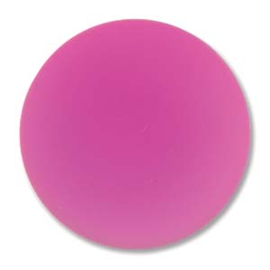 LUNA Cabochons 24mm round Raspberry, 1pc