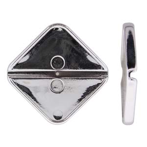 LUNA Cabochons 22mm square Frame, 1pc