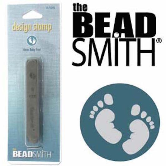 Design Stamps - Baby Feet 6mm  - Beadsmith