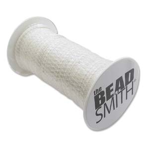 Tube Ribbon Wire Mesh, 6mm Light Silver, 1 metre