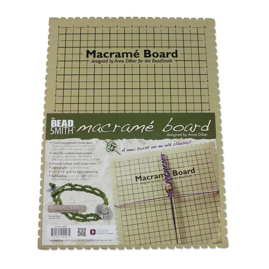 Macrame Board 11.5 x 15.5 inches - Beadsmith - BEADS ON KELLY STREET