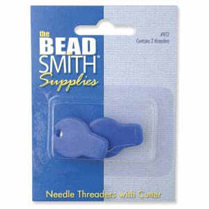 Needle Threader with Cutter, 2 pcs