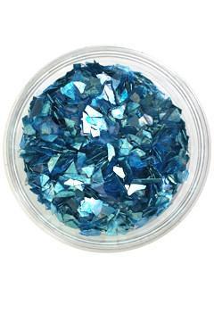 Ice Resin Glass Glitter Shards, Ocean, 13grams