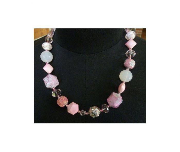Coconut Ice Signature Necklace - Plus Earrings