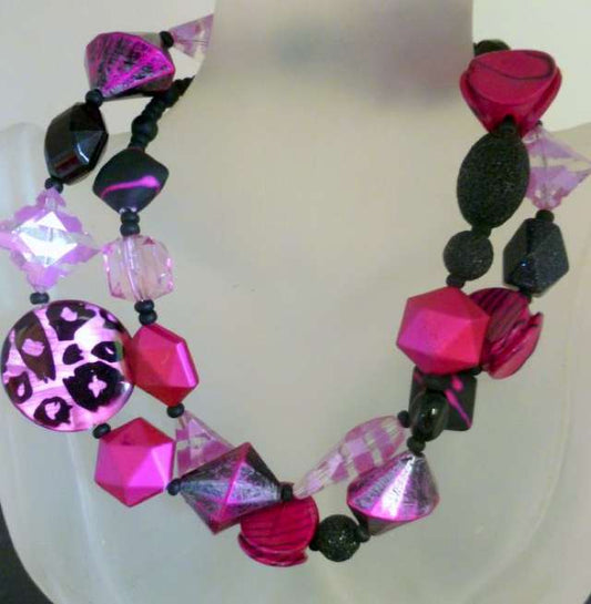 Fuschia Delight Signature Necklace, 68cm