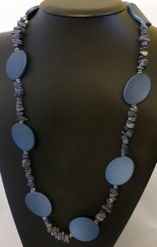 Slate Necklace, 73cm