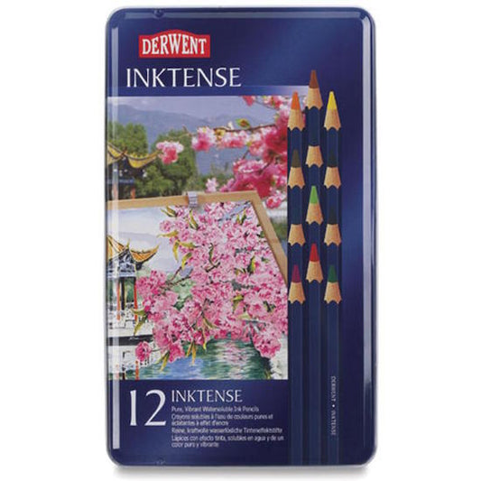 Derwent Inktense Pencils 12/Pkg - for Adult Colouring
