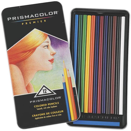 Prismacolor Premier Colored Pencils 12/Pkg - for Adult Colouring