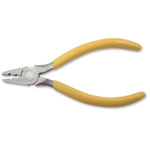 Fold Over Crimp Plier for Leather Suede  etc Findings  - Beadsmith
