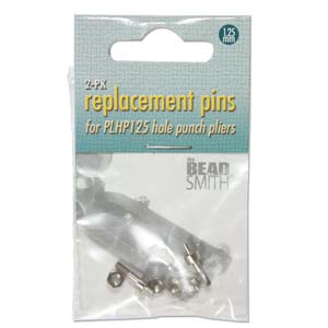 Metal Hole Punch Plier, 1.25mm  - Replacement Pins 2pcs - Beadsmith