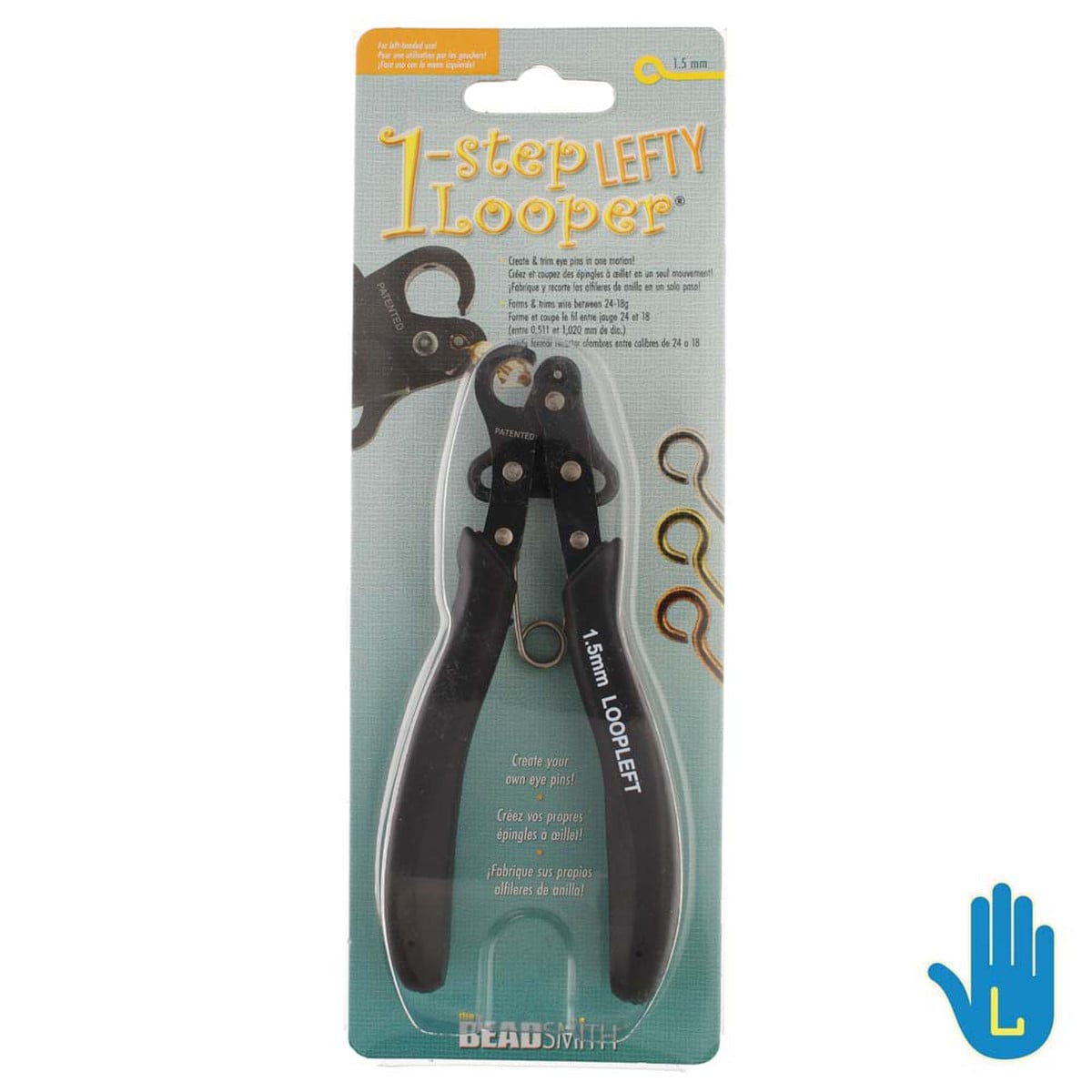 PLOOPER -The Beadsmith 1-Step Looper - 1.5mm - 24-18g Wire  LEFT HANDED
