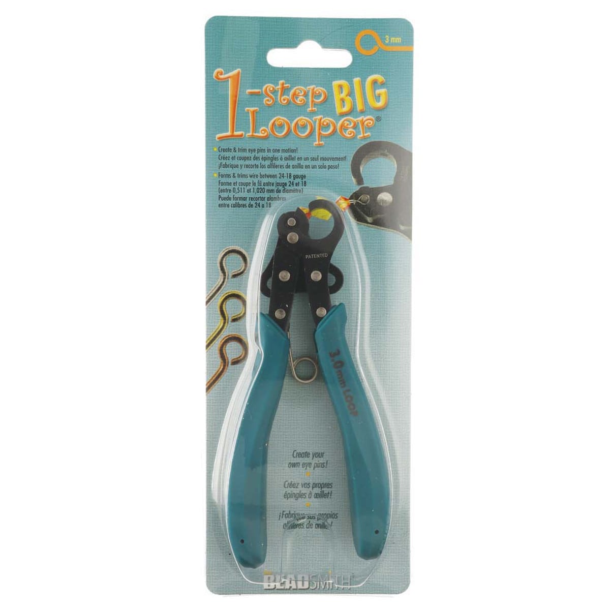 PLOOPER -The Beadsmith 1-Step Looper - 3.0mm Big Loops- 26-18g Wire
