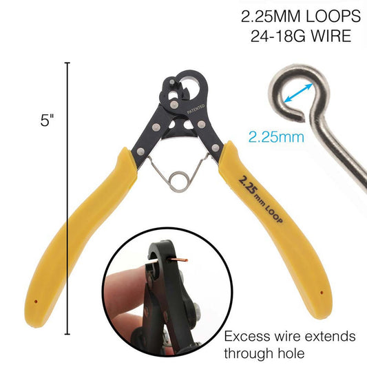 PLOOPER -The Beadsmith 1-Step Looper - 2.25mm Big Loops- 24-18g Wire