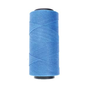 Knot it Waxed Poly Cord 2ply (1mm) - Azure Blue 144 metres