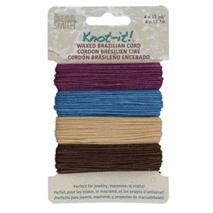 Knot it Waxed Poly Cord 2ply (1mm) - Adventures Calling  4 x 13.7 metres