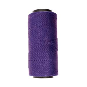 Knot it Waxed Poly Cord 2ply (1mm) - Neon Purple 144 metres