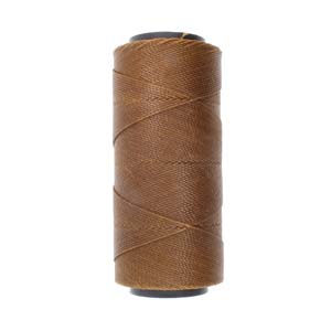 Knot it Waxed Poly Cord 2ply (1mm) - Tawny 144 metres - Beadsmith