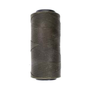 Knot it Waxed Poly Cord 2ply (1mm) - Walnut 144 metres - Beadsmith