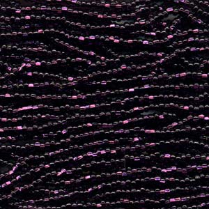 Czech Seed Beads 6/0 Amethyst Silver Lined, 6 strands