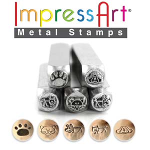 Impress Art - Dogs and Cats 5pcs 6mm Stamp