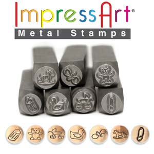 Impress Art - Baby Set 7pcs 6mm Stamp