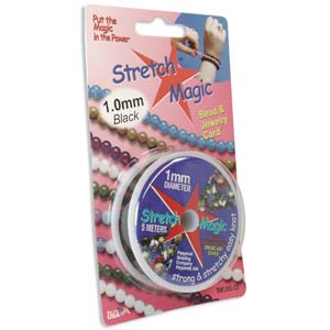 Stretch Magic, Black, .5mm, 10metres