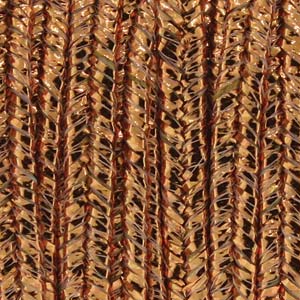 Rayon Soutache Textured Metallic Copper 3 yards