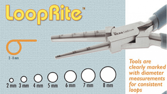 Beadsmtih Loop Rite Pliers Marked 2-8mm