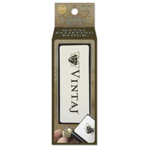 Metal Reliefing Block 3.75 x1.5x1.5inch - Vintaj