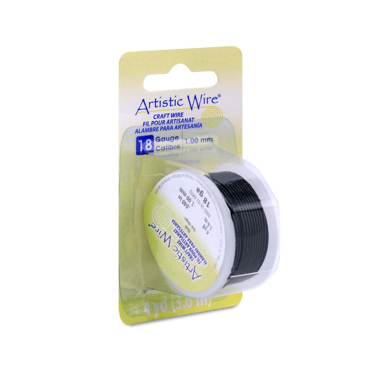 Artistic Wire Black,18 gauge, 4 yards