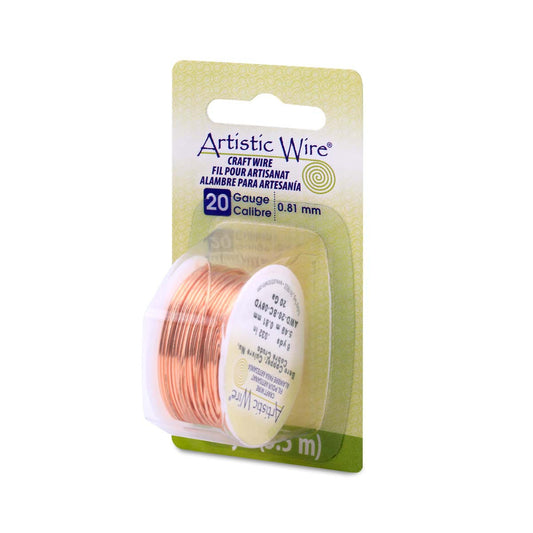 Artistic Wire Bare Copper 20 gauge 6 yards