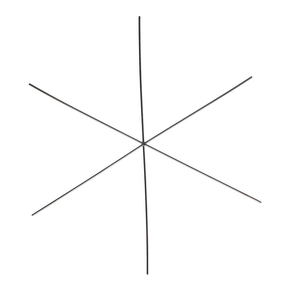 Snowflake or Star Wire Form, 4 1/2 inch,  7pcs by Beadsmith