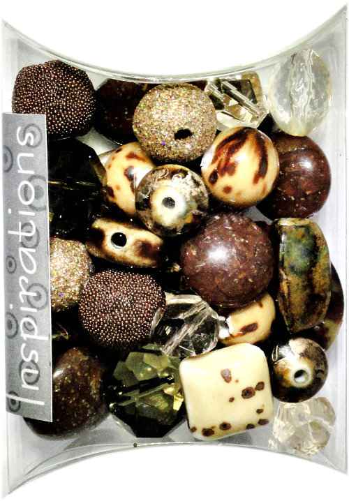 Inspirations Beads, Brown Sugar, 50 grams - by Jesse James