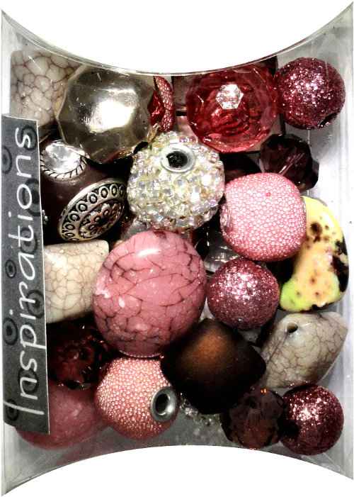 Inspirations Beads, Caliente Coral, 50 grams - by Jesse James