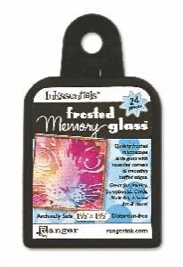 Memory Glass, Frosted, 1.5 x 1.5 inch, 24 pcs