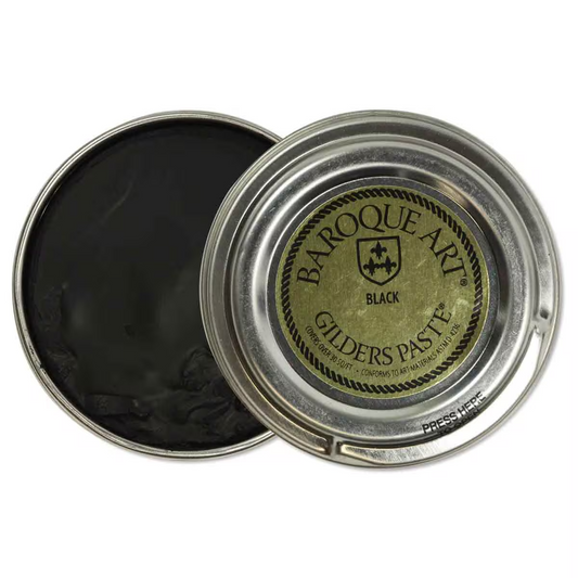 Baroque Art Gilders Paste, Black, 30ml, 1.5oz