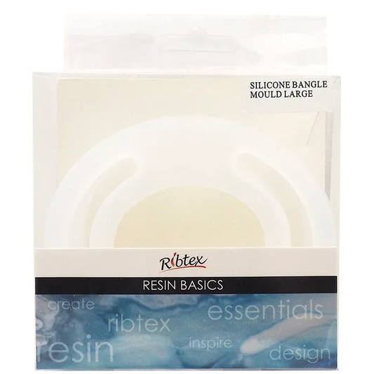 Resin Jewellery Mould Bangle/Cuff White Large, 1 Piece