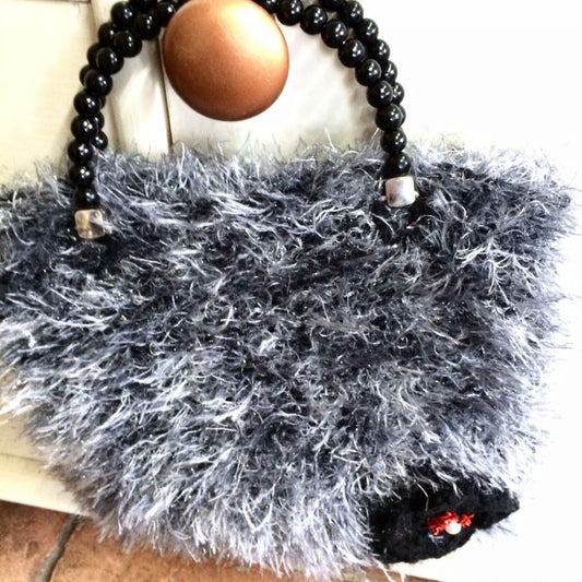 Handbag, Knitted, Funky - Retro Style, Brand New, Handmade