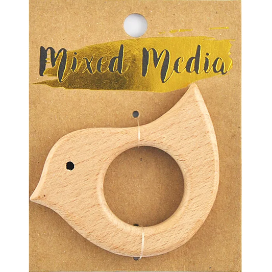Beechwood Teething Ring - Duck 1pc
